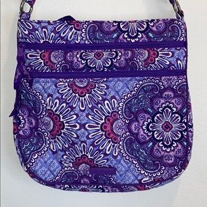 Vera Bradley triple zip Hipster bag